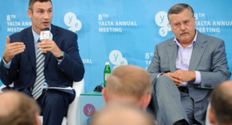 Партии Кличко и Гриценко намерены объединиться