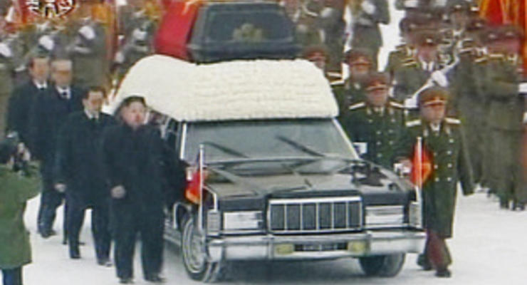 В КНДР завершился первый день похорон Ким Чен Ира