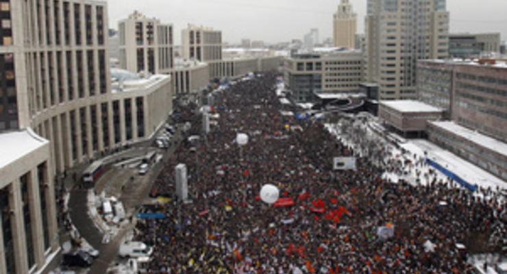 Российская оппозиция подала заявку на 50-тысячное шествие в Москве
