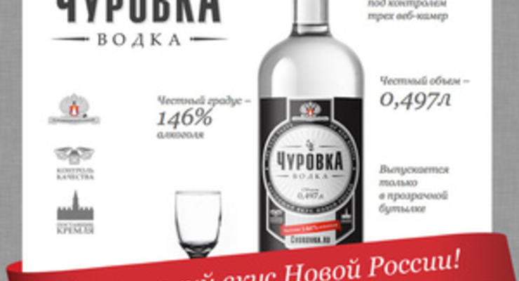 146%: в Сети появилась реклама бренда водки, названного в честь главы ЦИК РФ