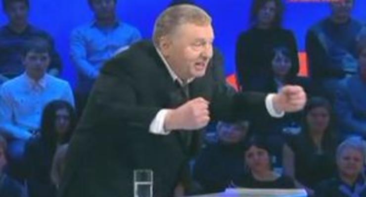 Жириновский на дебатах с Прохоровым устроил скандал с Пугачевой