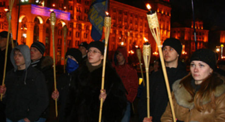 В Украине прошли акции памяти Романа Шухевича