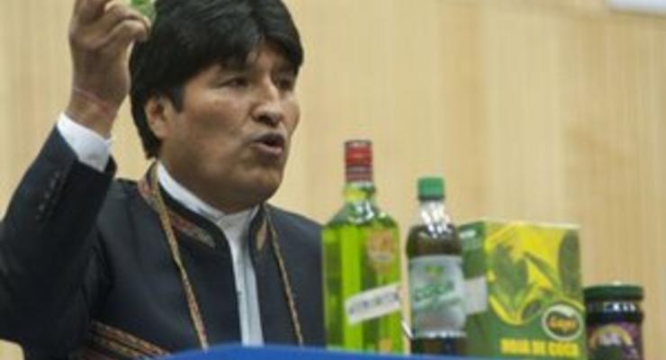 Президент Боливии принес в ООН листья коки, и выступил в ее защиту