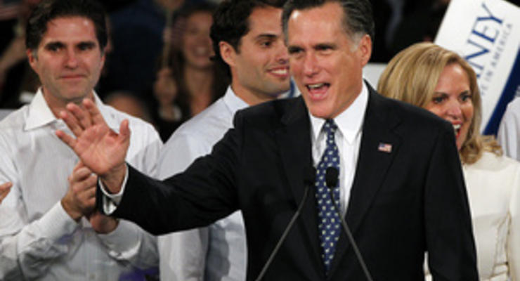 Победа Ромни в двух штатах увеличивает отрыв от Санторума