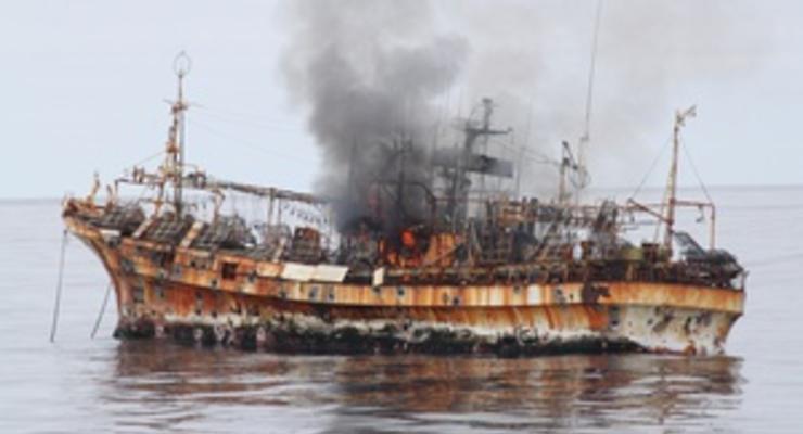 Береговая охрана США потопила японский корабль-призрак