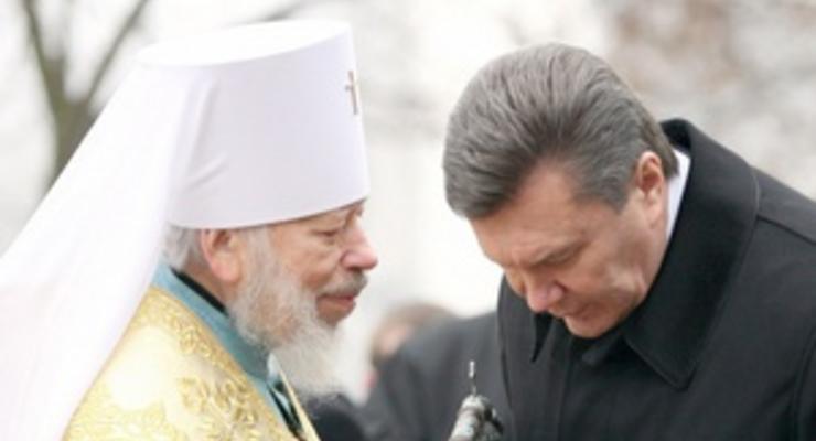 Янукович посетит пасхальное богослужение в Киево-Печерской лавре в ночь с 14 на 15 апреля