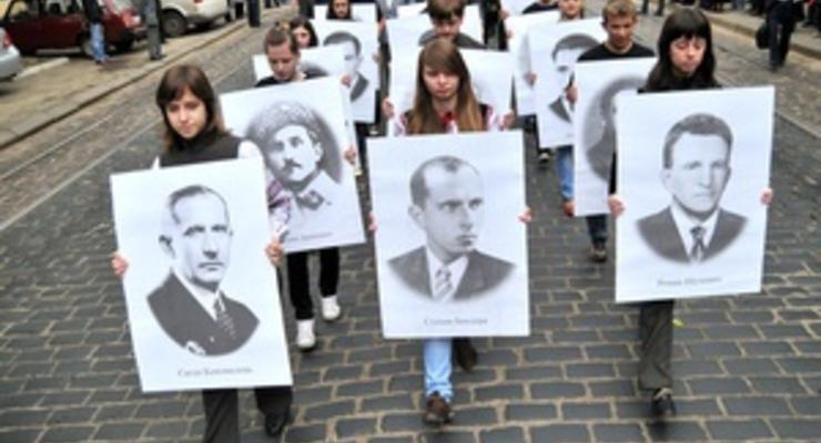 Во Львове прошел митинг с требованием признать УПА воюющей стороной во Второй мировой