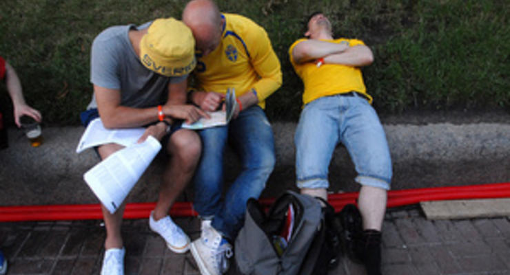На территории фан-зоны в Киеве усилены меры безопасности