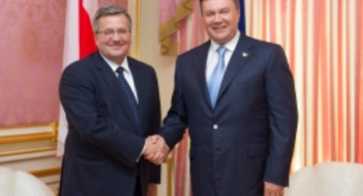 В Киеве состоялась встреча Януковича и Коморовского