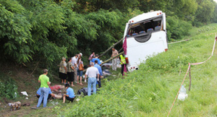Водитель автобуса, который разбился в Черниговской области, находится в СИЗО