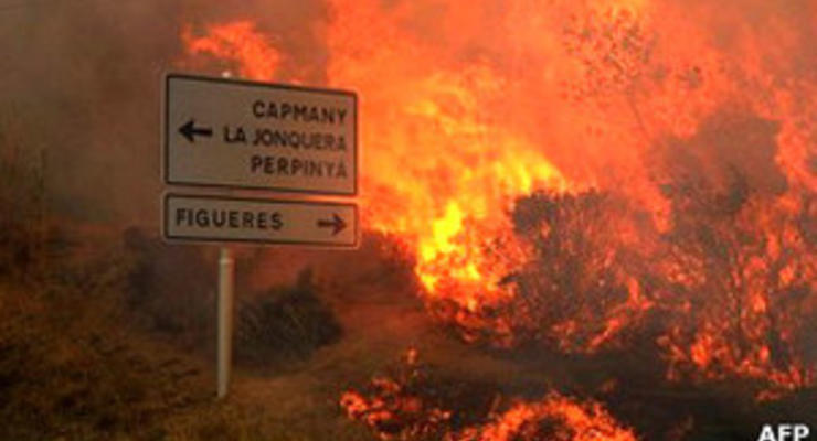 Испания борется с лесными пожарами