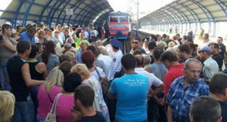 В Харькове протестующие против дорогостоящего поезда до Белгорода добились успеха