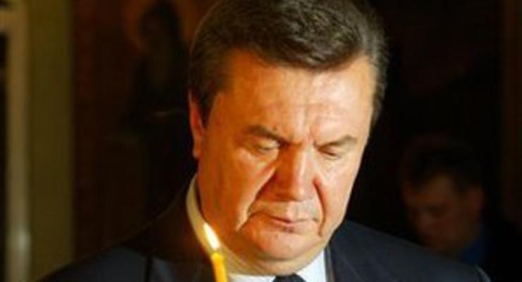В воскресенье Янукович будет молиться на Афоне
