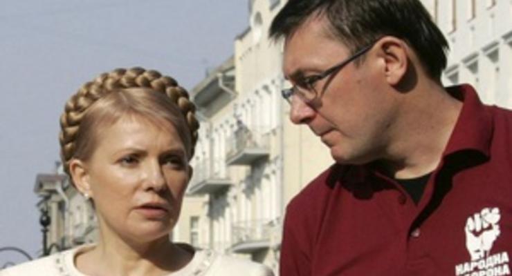 Оппозиция: Власти страшны даже фамилии Тимошенко и Луценко