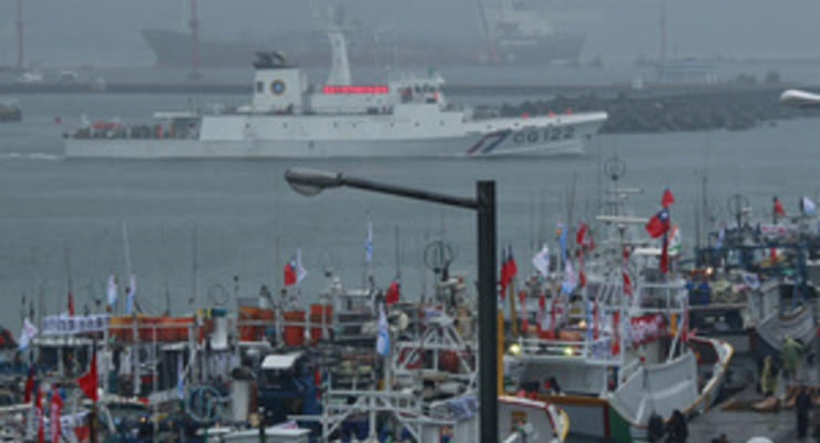 К островам Сенкаку отправилась флотилия из Тайваня