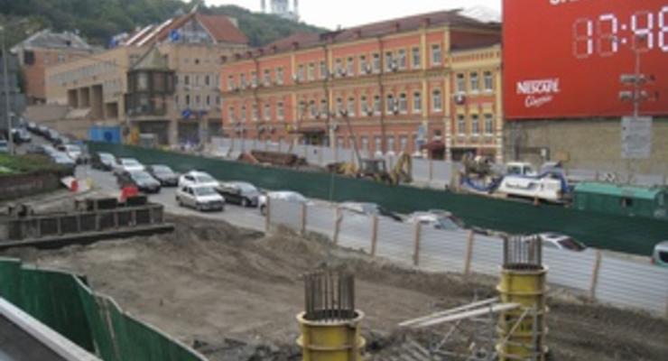 На Почтовой площади в Киеве вводятся новые ограничения в движении транспорта