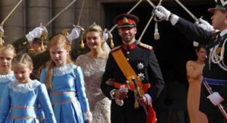 В Люксембурге состоялось венчание наследного принца Гийома и графини Стефани де Ланнуа