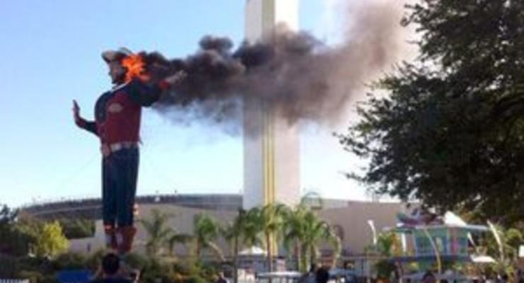 В Техасе сгорела знаменитая скульптура ковбоя