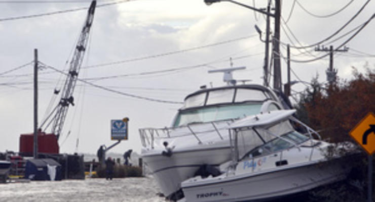 Последствия урагана Сэнди: В залив Нью-Джерси вытекло более миллиона литров нефтепродуктов