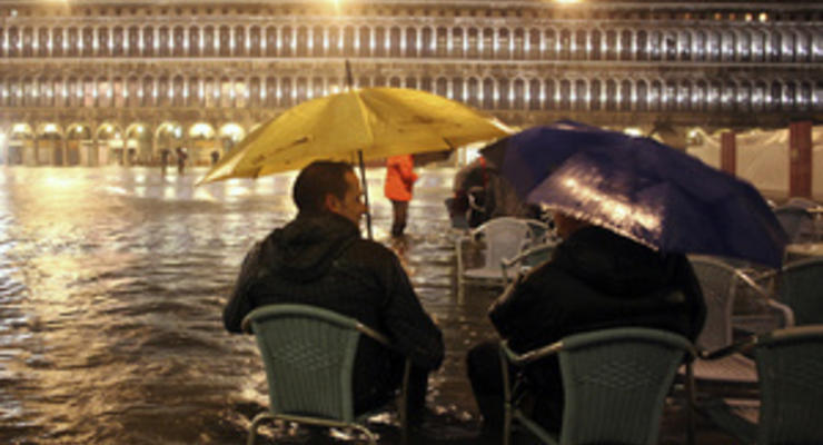 Фотогалерея: Высокая вода. Осеннее наводнение в Венеции