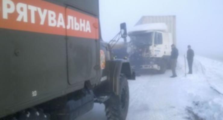 МЧС опровергает информацию о стокилометровой пробке на Одесской трассе