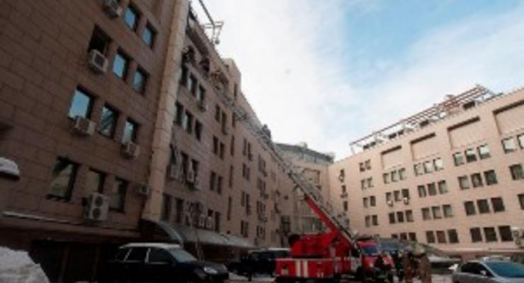 В центре Киева ликвидировали пожар в офисном помещении