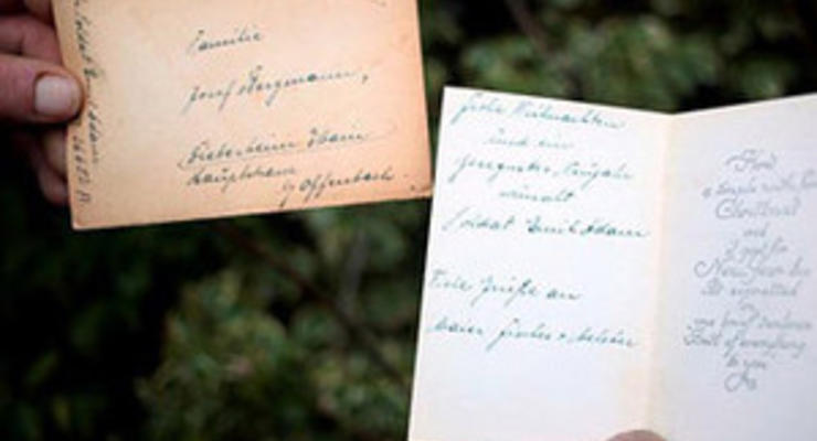 Жители Германии получили открытки, отправленные солдатами вермахта