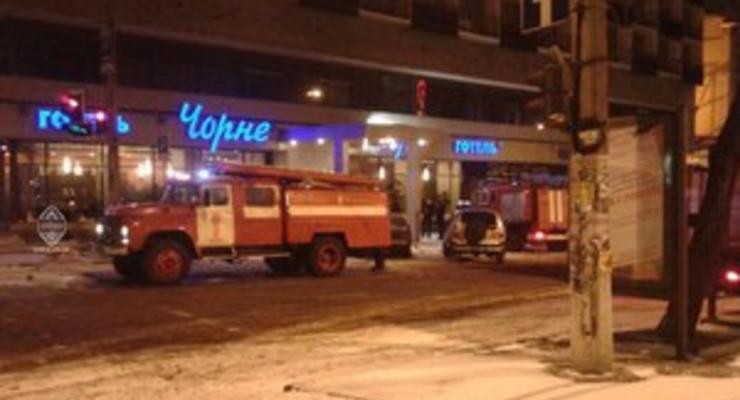 В Одессе произошел пожар в гостинице, один человек пострадал