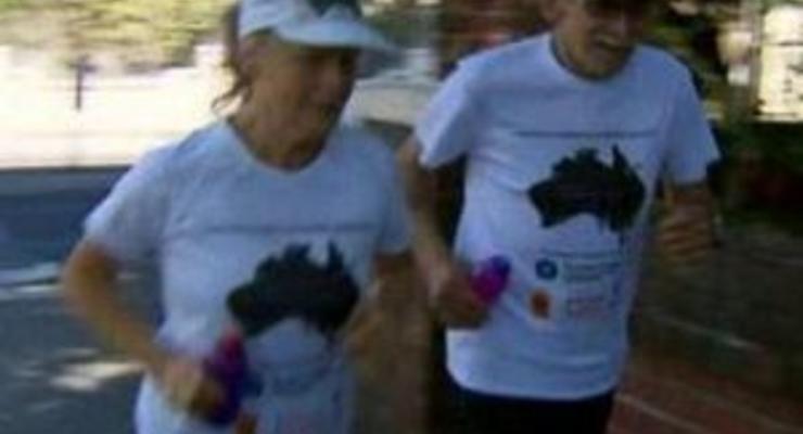 Пожилая супружеская пара намерена ежедневно пробегать марафон