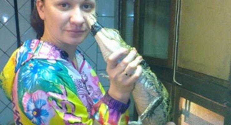 В Харьковской области таможенники изъяли на границе крокодила