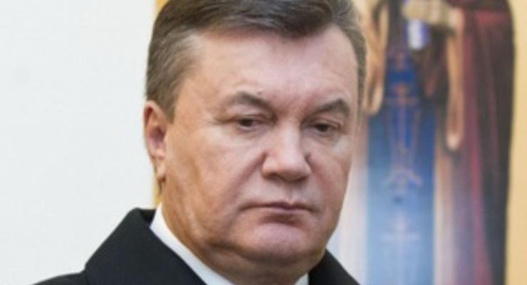 Янукович принял участие в праздновании Крещения