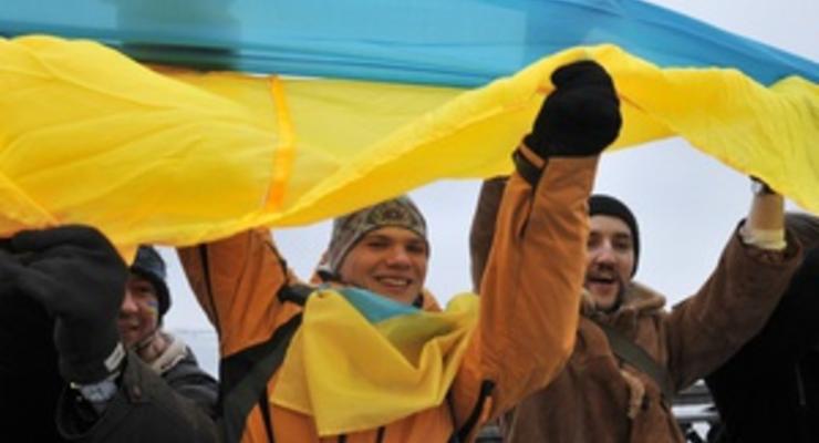 Фотогалерея: Под сине-желтыми знаменами. Украинцы отпраздновали День Соборности