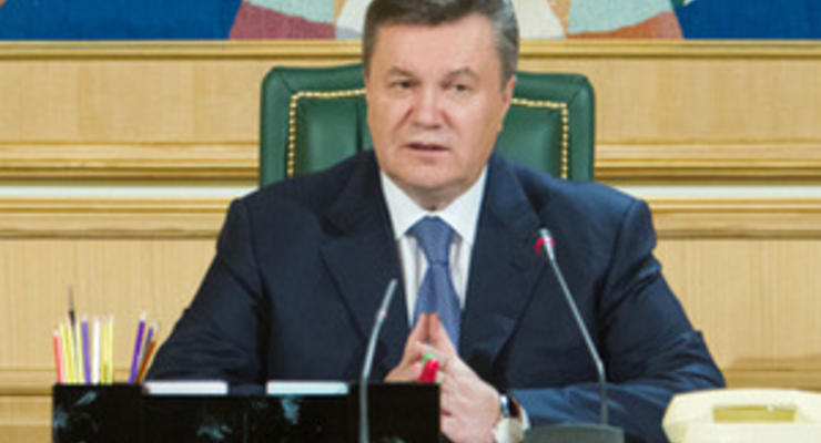 Началась трансляция общения Януковича с украинцами в прямом эфире