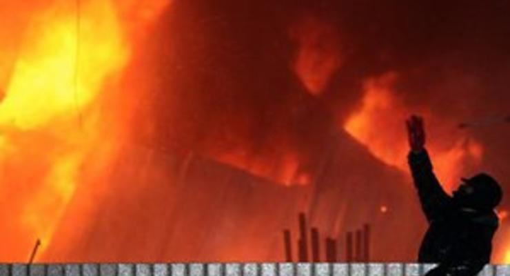 В Днепропетровске загорелись склады секонд-хэнда
