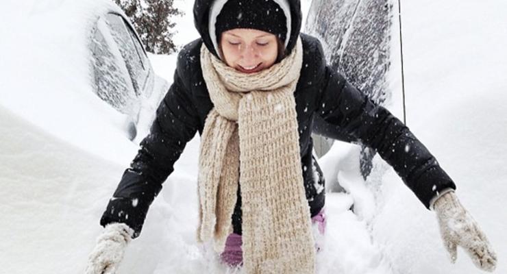 ФОТО снегопада в Киеве: Веселый сноуборд и грустные дороги
