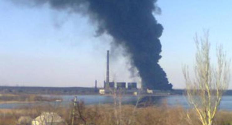 Пожар на ТЭС в Донецкой области: специалисты установили очаг возгорания