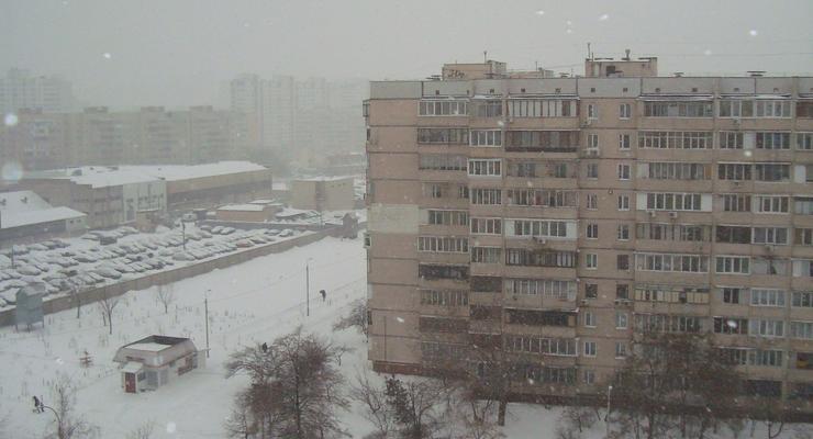 Снегопад в Киеве-2: город опять заносит (ФОТО)