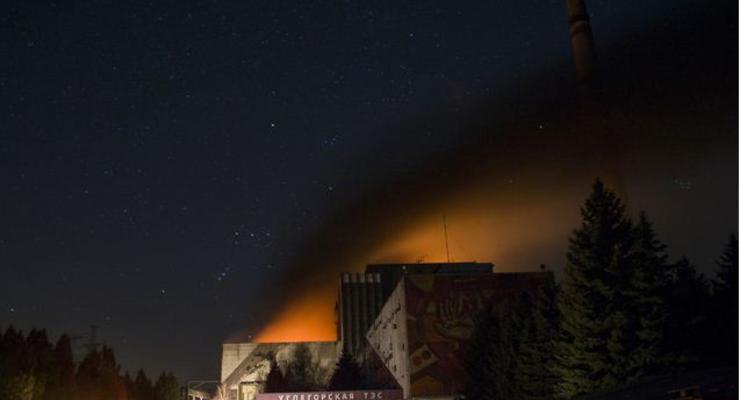 Пожар на ТЭС в Донбассе полностью ликвидирован