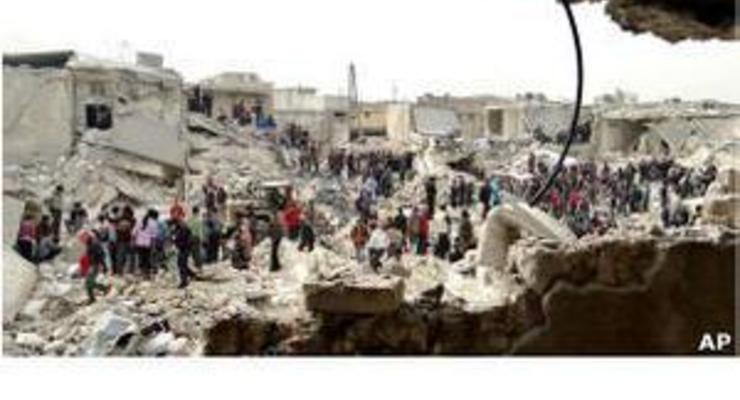 HRW: власти Сирии наносят авиаудары по населению