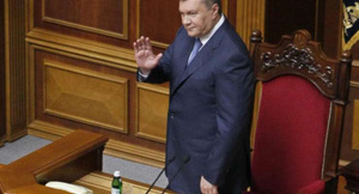 Янукович прислал ежегодное послание парламенту в письменной форме