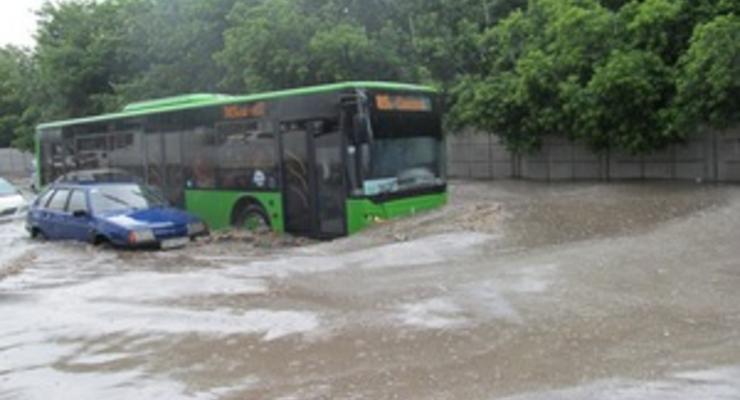 Харьков затопило после сильных дождей