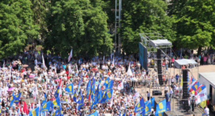 В милиции сообщили об успешном завершении акции Вставай, Украина! в Хмельницком