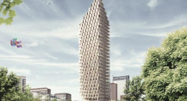 Жилье будущего: первый в мире деревянный небоскреб (ФОТО)