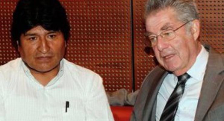 Австрийская полиция не обыскивала самолет президента Боливии - МВД