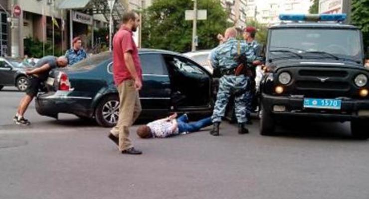 В центре Киева произошла погоня со стрельбой