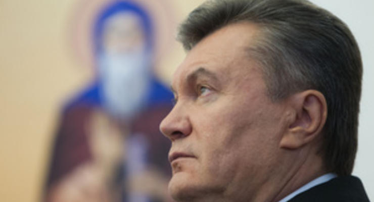 Янукович попросил для украинцев "Господнего благословения и благодати Божией"