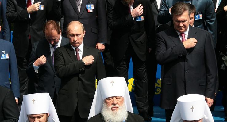 Крещение Руси: как молились VIPы в Киеве (ФОТО)