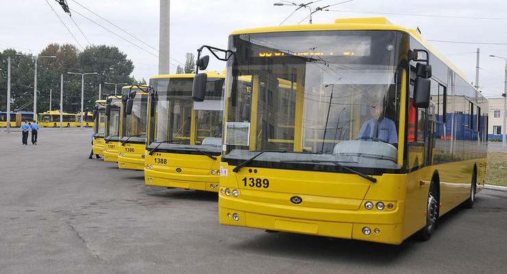 В Киеве показали новые троллейбусы за 4 миллиона (ФОТО)