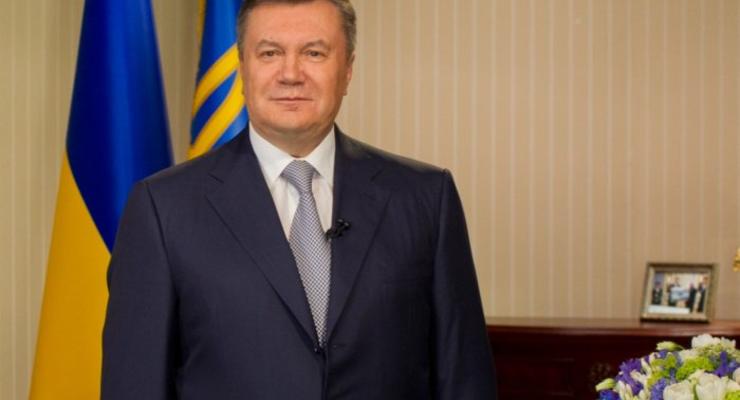 Янукович поздравил украинцев с Днем Независимости