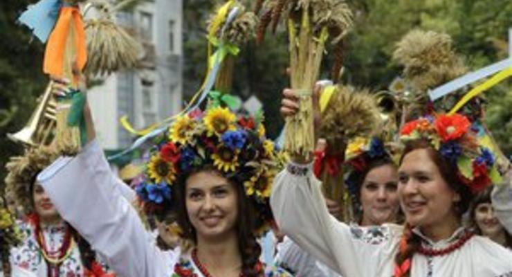 В праздновании Дня Независимости участвовали более миллиона украинцев